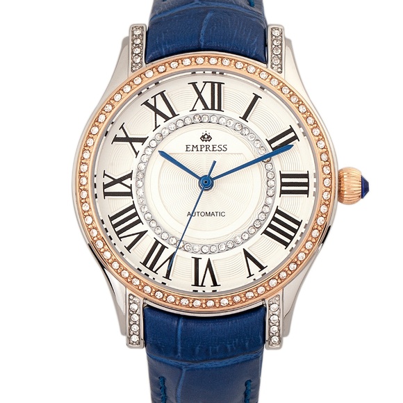 NWT Automatic Crystal Surround Bezel Watch main image 4